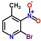 2-Bromo-4-methyl-3-nitropyridine